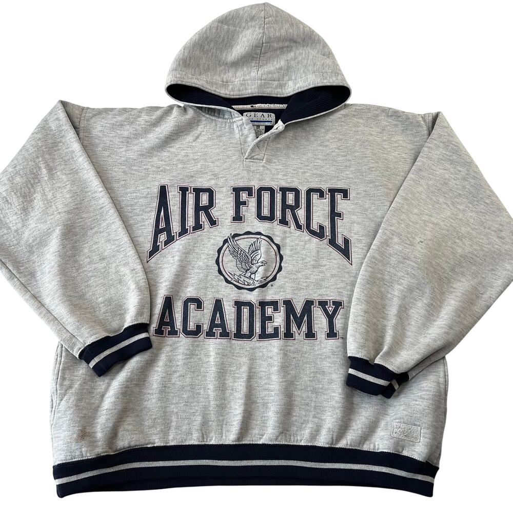 Air Force Academy Vintage pullover hoodie Sweatshirt Gear Sportswear size XL